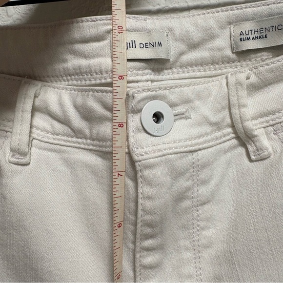 J Jill Denim Authentic Fit Slim Ankle White Jeans 6 - Picture 12 of 15